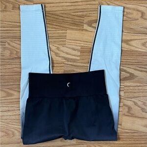 Zyia Active Seamless Ombre Leggings Black Gray Size Small